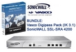 Bundle SonicWALL SRA 4200 + Vasco DIGIPASS Pack IK 3.1 STD - 25 users