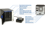 BizNAS D400 Desktop 4 baie Diskless (fino a 16TB)