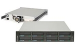 RDX QuikStation: 8 drive RDX interni sata, 2 GbE iSCSI-attached Removable Disk Library