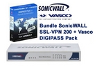 Bundle SonicWALL SSL-VPN 200 + Vasco DIGIPASS Pack 5 users