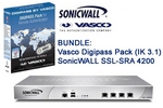 Bundle SonicWALL SRA 4200 + Vasco DIGIPASS Pack IK 3.1 STD - 50 users