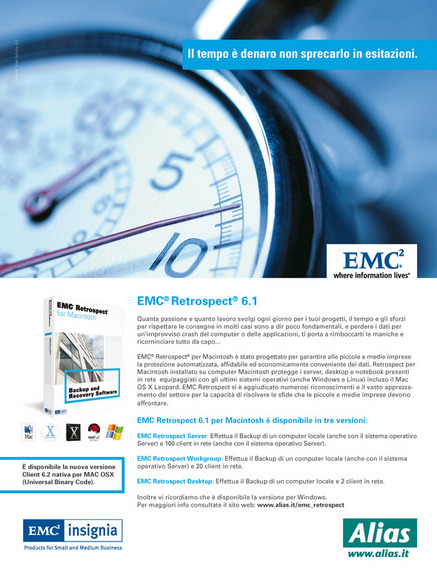 Campagna Alias EMC Retrospect 6.1